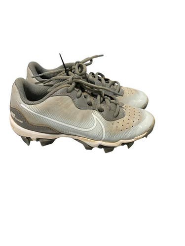 Used Nike DIAMOND BB/SB Cleats Grey Junior 02.5 11834-S000038915