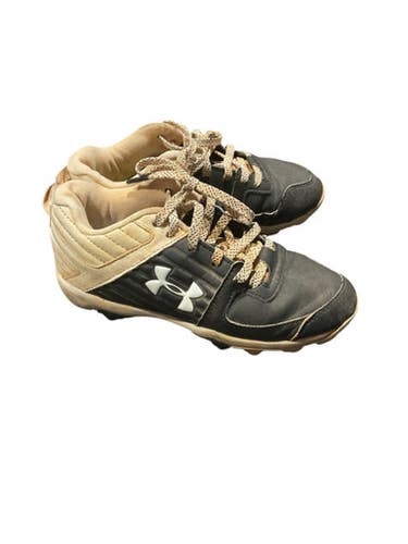 Used Under Armour LEAD OFF BB/SB Cleats Black Junior 01 11834-S000038939