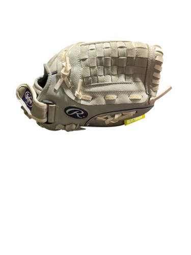 Used Rawlings SURE CATCH BB/SB Glove RH Throw Grey 12" 11834-S000038943