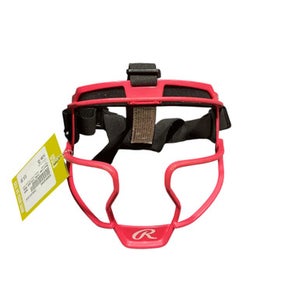 Used Rawlings PINK FIELDER MASK BB/SB Fielders Mask Pink One Size 11834-S000038946