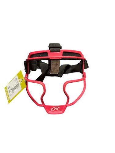 Used Rawlings PINK FIELDER MASK BB/SB Fielders Mask Pink One Size 11834-S000038946
