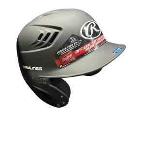 Used Rawlings JR BB HELMET Batting Helmet No Mask Black One Size 11834-S000038949