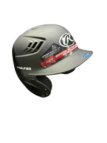Used Rawlings JR BB HELMET Batting Helmet No Mask Black One Size 11834-S000038949