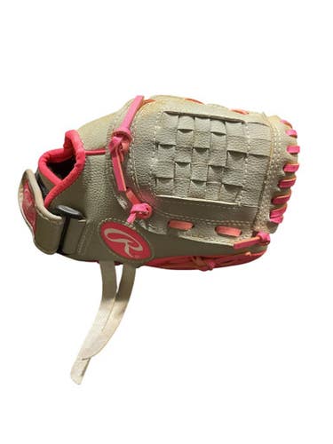 Used Rawlings STORM BB/SB Glove RH Throw Grey 10" 11834-S000038944