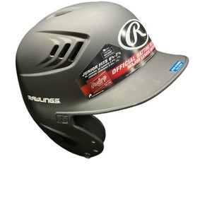Used Rawlings JR BB HELMET Batting Helmet No Mask Black One Size 11834-S000038950