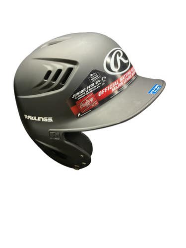 Used Rawlings JR BB HELMET Batting Helmet No Mask Black One Size 11834-S000038950