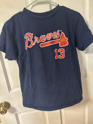 Kids Atlantic Braves Acuña Shirt Youth Large