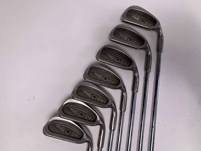 Ping Eye 2 Iron Set 4-PW Black Dot Karsten ZZ-Lite Stiff RH Undersize Grips