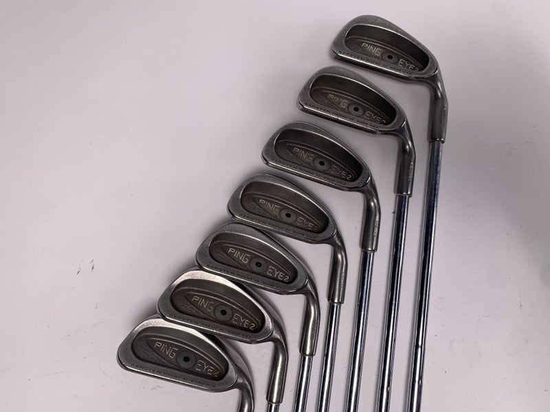 Ping Eye 2 Iron Set 4-PW Black Dot Karsten ZZ-Lite Stiff RH Undersize Grips