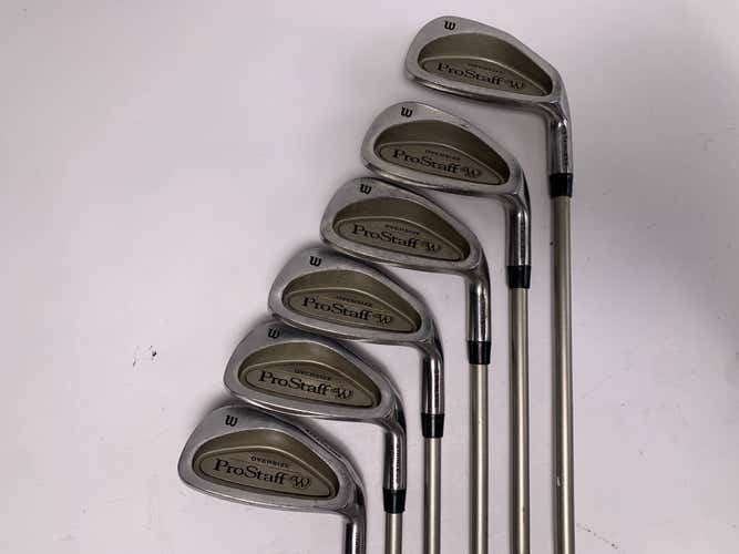 Wilson Pro Staff OS Iron Set 5-PW Ladies Graphite Womens RH