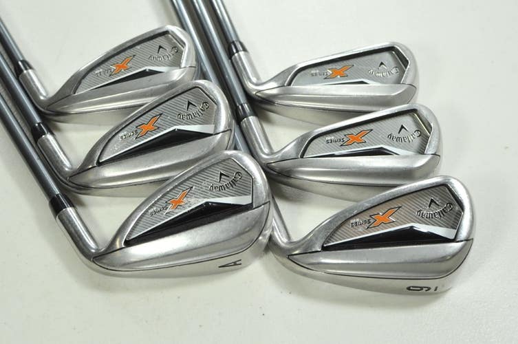Callaway X Series N416 6-PW,AW Iron Set Senior Flex Right 60g Graphite # 200945