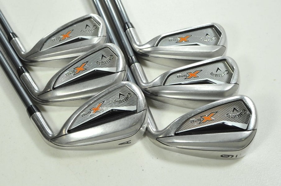 Callaway X Series N416 6-PW,AW Iron Set Senior Flex Right 60g Graphite # 200945
