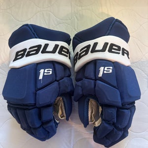 Sergachev Bauer Supreme 1S Gloves 14" Pro Stock (Used)