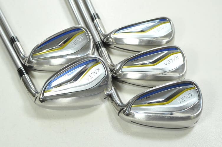 TaylorMade Kalea Gold 7-PW,SW Iron Set Soft Ladies Flex RH 40g Graphite # 201023