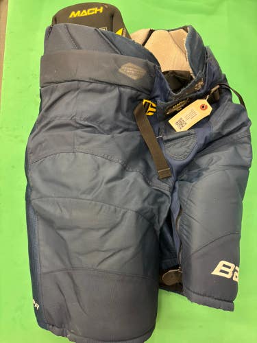 Blue Senior Medium Bauer Supreme Mach Hockey Pants (Used)