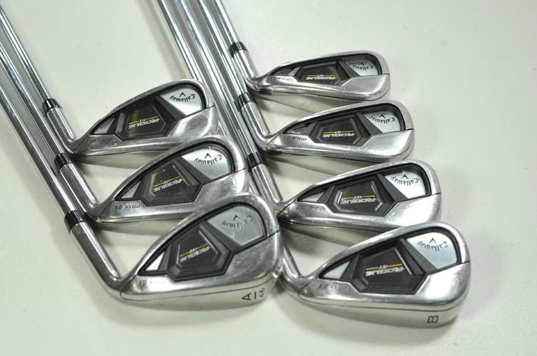 Callaway Rogue ST MAX OS 5-PW,AW Iron Set Regular Flex Right MPH Steel # 200976