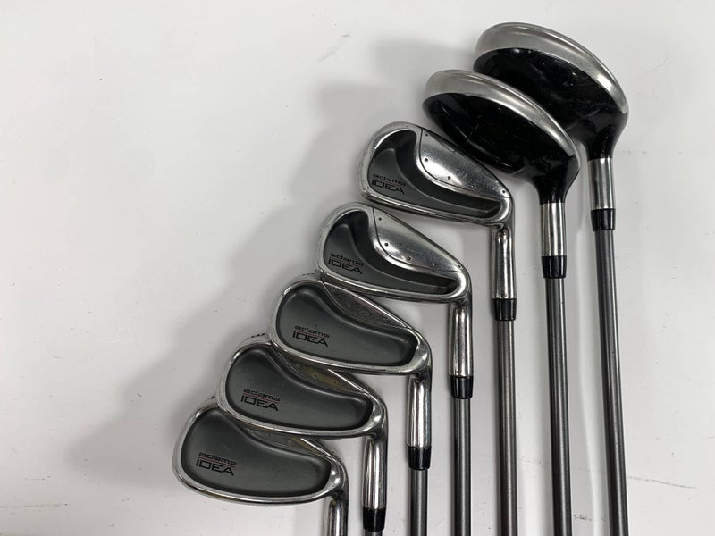 Adams Idea Iron Set 3-PW Senior Graphite Mens RH No 6 iron