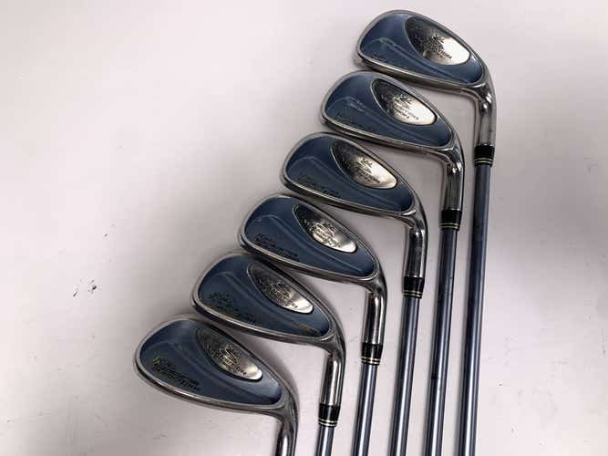 Cobra 3400 I/XH Iron Set 5-9+SW Graphite Design YS-5.1 50g Ladies RH
