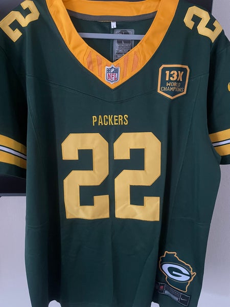 Green Bay Packers Matthew Golden Replica Jersey Sz L