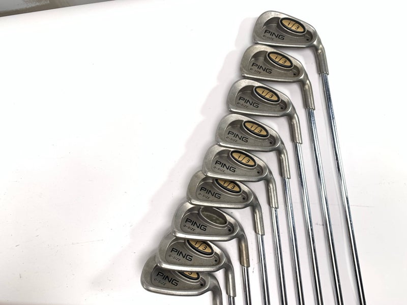 Ping i3 Oversize Iron Set 3-PW+SW Black Dot Cushin JZ Regular Steel Mens RH