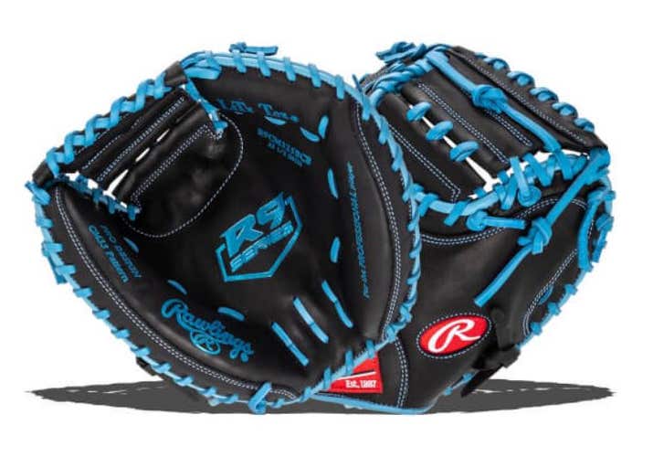 New Rawlings R9 32.5" Baseball Catcher's Mitt: R9CM325BCB FREE SHIPPING