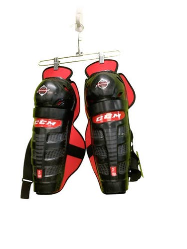 Used CCM YOUNG GUNS Senior Shin Guards Black 13" 11686-S000044994