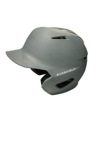 Used Evoshield EVOSHIELD GREY SB HELMET Batting Helmet w/Mask Grey One Size 11834-S000038613