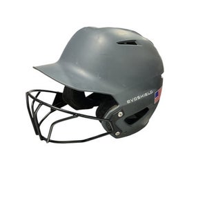 Used Evoshield GREY HELMET Batting Helmet No Mask Grey One Size 11834-S000038611