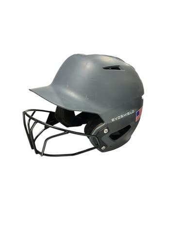 Used Evoshield GREY HELMET Batting Helmet No Mask Grey One Size 11834-S000038611