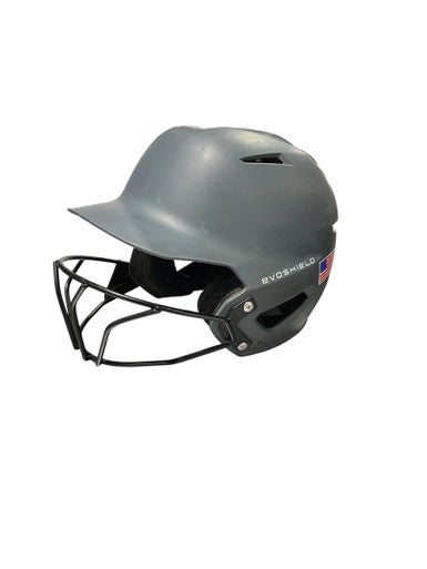 Used Evoshield GREY HELMET Batting Helmet No Mask Grey One Size 11834-S000038611