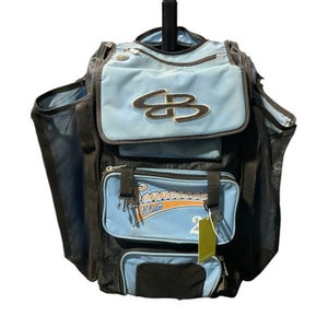Used BoomBah BLUE ROLLED BAG BB/SB Player Wheeled Bag Royal Blue 11834-S000038601