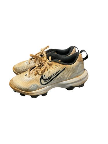Used Nike WHT TROUT CLEATS BB/SB Cleats White Junior 02.5 11834-S000035465