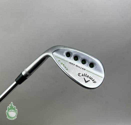 LH Callaway MD3 Milled S Grind Wedge 60*-09 X100 X Stiff Flex Steel Golf Club