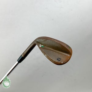 LH Tour Issue TaylorMade Milled Grind 4 LB Wedge 58*-08 S400 Stiff Steel Golf
