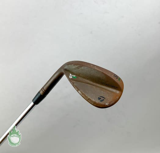 LH Tour Issue TaylorMade Milled Grind 4 LB Wedge 58*-08 S400 Stiff Steel Golf