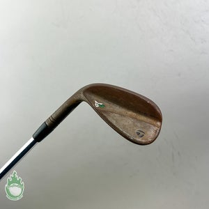 LH Tour Issue TaylorMade Milled Grind 4 SB Wedge 50*-09 S400 Stiff Steel Golf