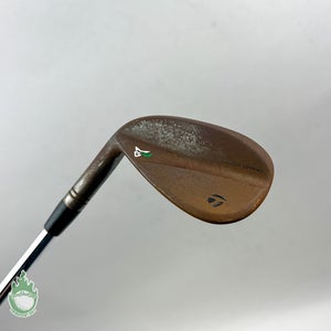 LH Tour Issue TaylorMade Milled Grind 4 SB Wedge 50*-09 S400 Stiff Steel Golf