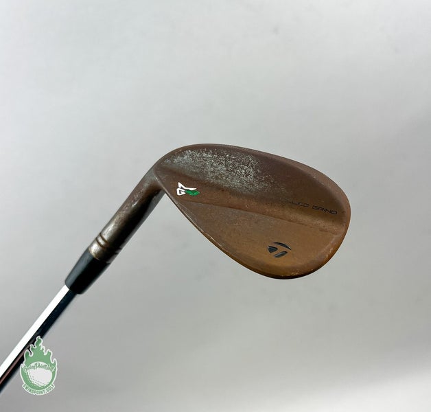 LH Tour Issue TaylorMade Milled Grind 4 SB Wedge 50*-09 S400 Stiff Steel Golf