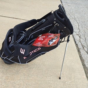 Tour Edge Exotics Xtreme 3 Dual Golf Stand Stand Bag Black/White New with Tags