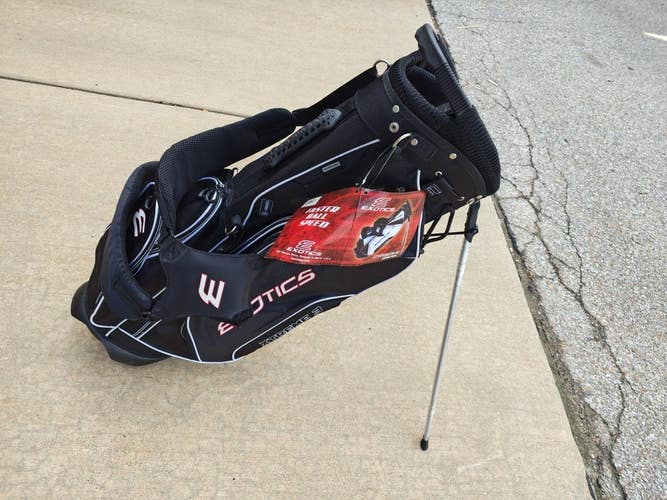 Tour Edge Exotics Xtreme 3 Dual Golf Stand Stand Bag Black/White New with Tags
