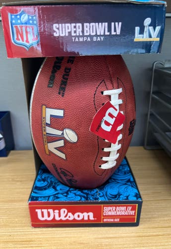 Adult Wilson Football (New) SUPERBOWL LV