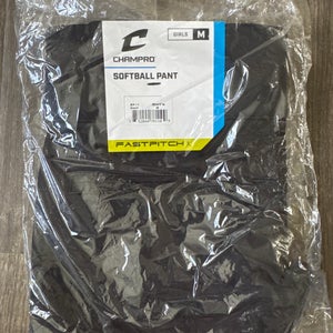 Black Kid's Youth Medium Champro Game Pants (New)