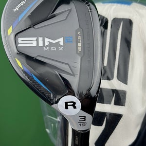 TaylorMade SIM2 Max Rescue 3-Hybrid 3H 19* Regular Flex Ventus Blue w/ Cover NEW