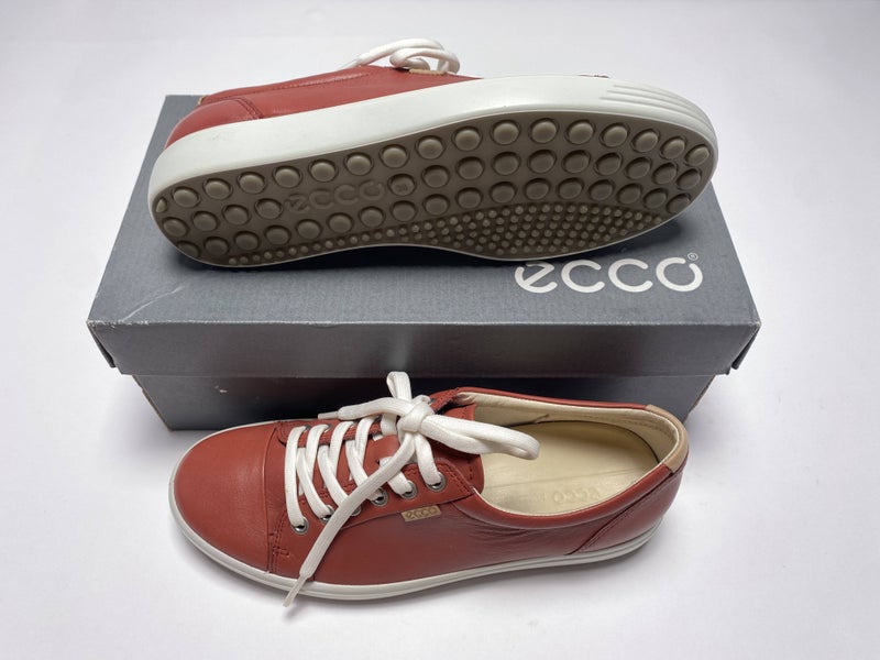 Ecco Soft 7 Shoes Red Women's SZ 7 (430003)