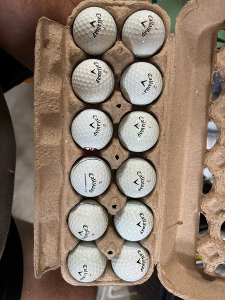 Callaway Chrome Soft Balls 12 Pack (1 Dozen) (Used)