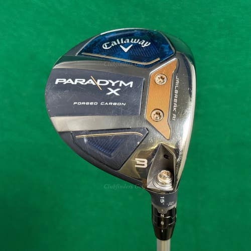 Callaway Paradym X 15 Fairway 3 Wood Aldila Ascent 40-A Graphite Seniors