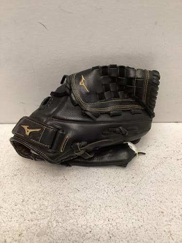 Used Mizuno GMVP 1200PF3 BB/SB Glove RH Throw Black 12" 11443-S000196943