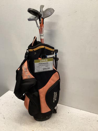 Used Paragon Golf RISING STAR Jr Package Set RH Orange 4 Piece 11443-S000196936
