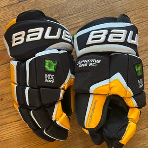 Bauer Supreme One 80 Gloves 13" Black/Yellow (Used)