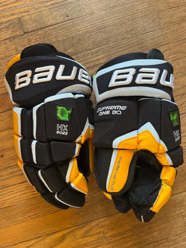 Bauer Supreme One 80 Gloves 13" Black/Yellow (Used)